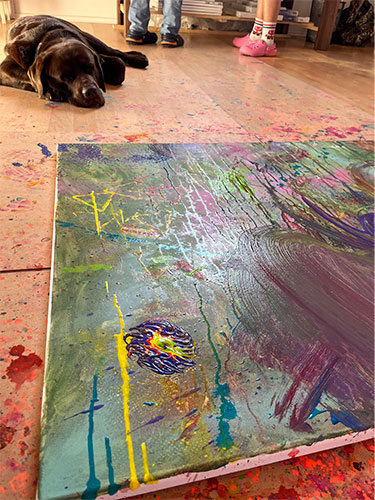 art-flow_hund_Kunstwerk